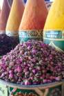 Marrakech-Morocco Dried roses for sale in the medina Art Print
